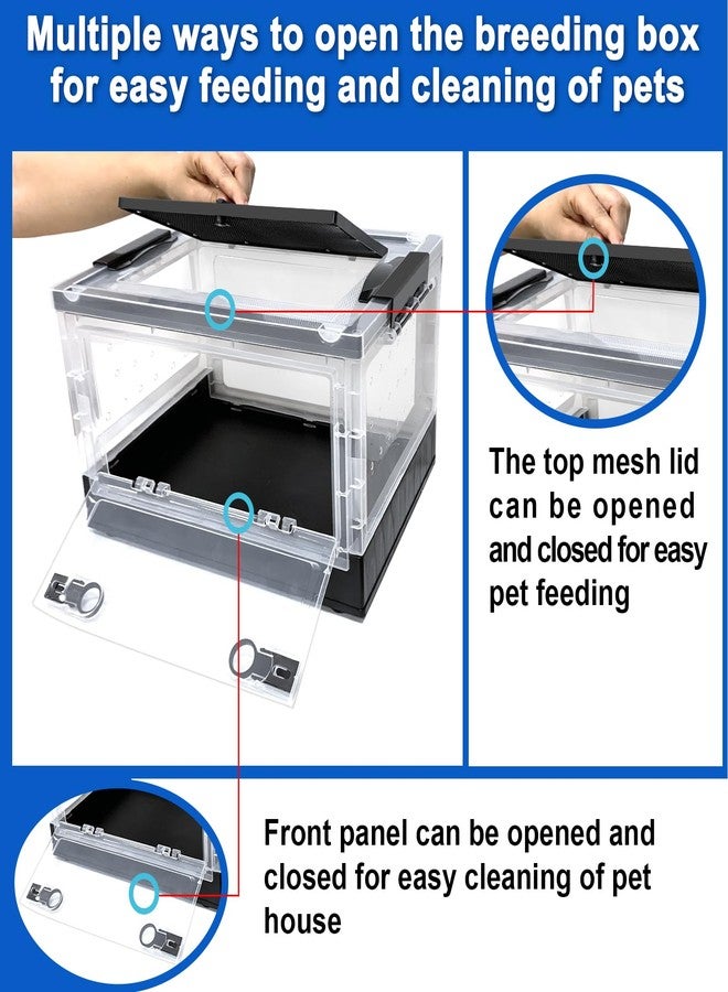 NestBasics Hamster breeding House Reptile breeding Cages with Wheels (Small Size) - Image 3